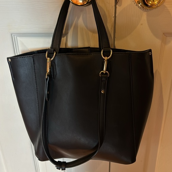 Bcbg generation black Vegan Leather shoulder bag - Picture 5 of 16